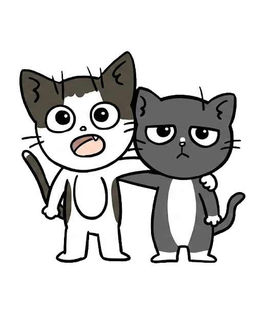 Animation Storytelling cat character reading a book on stage