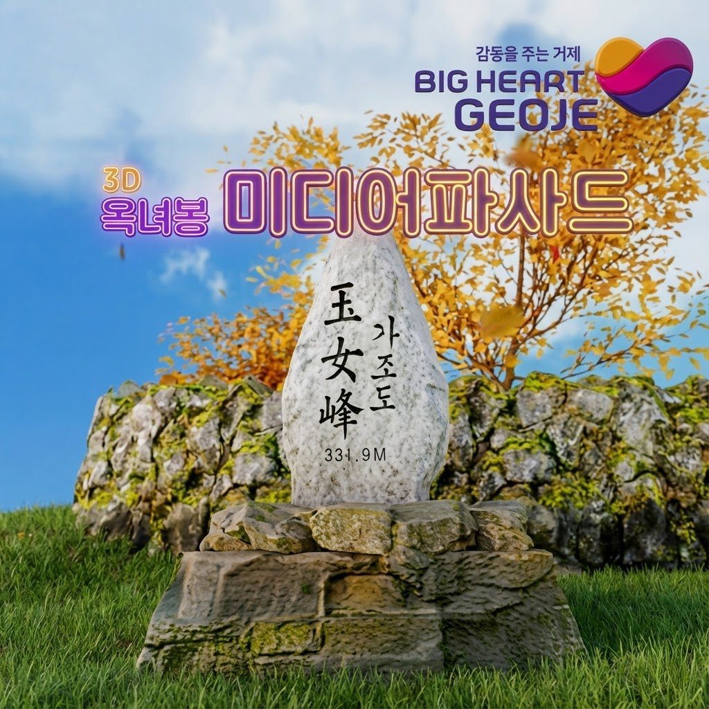 거제시, 3D 옥녀봉 #미디어파사드