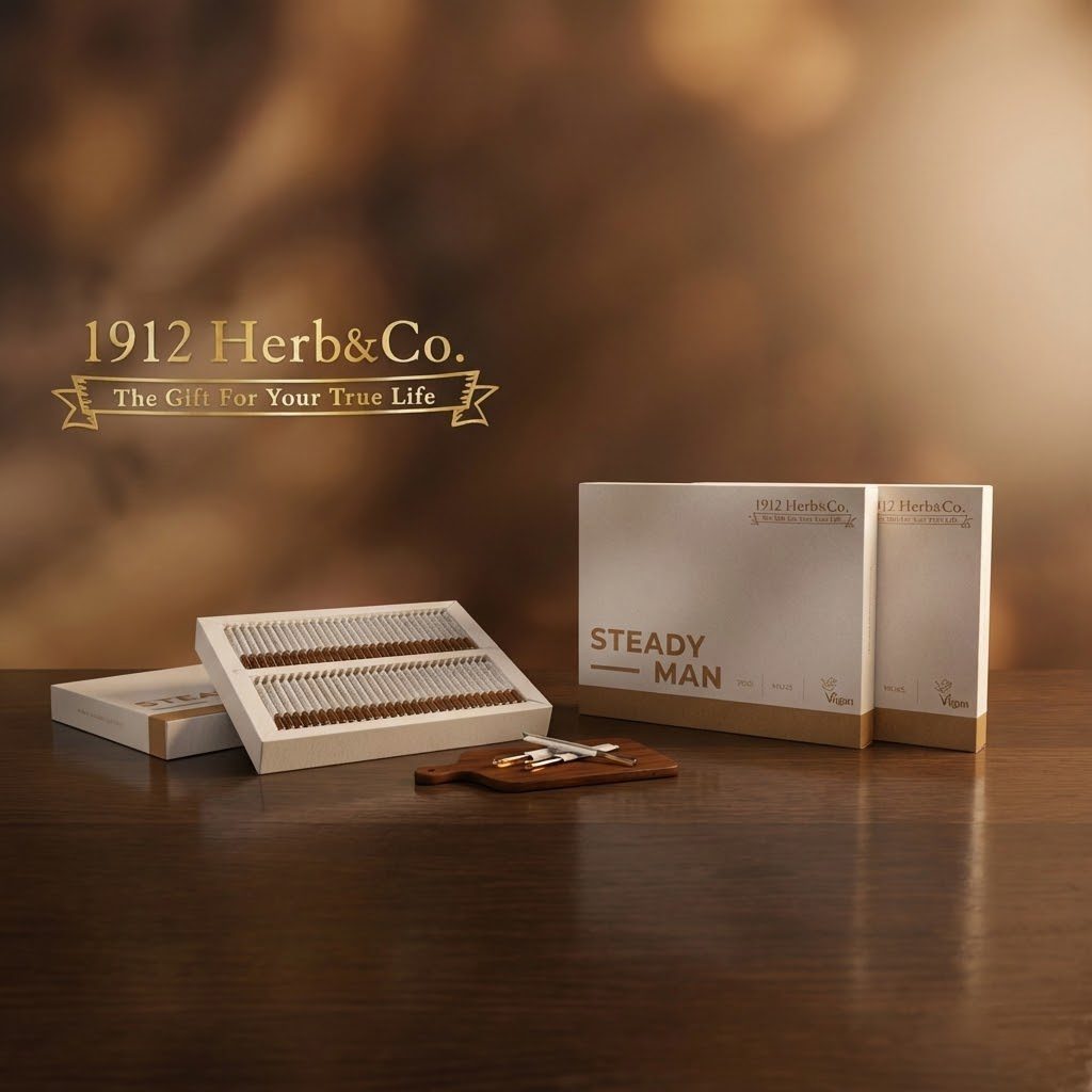 1912 Herb&Co., 성공 비즈니스 CEO의 건강을 리드하는 특별한 120년 고농축 산삼 진액, STEADY MAN
