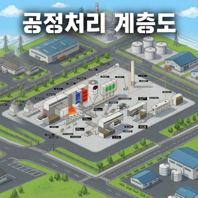 공정처리계층도