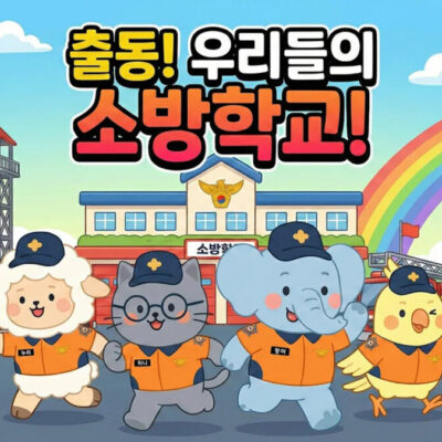 소방청 어린이 안전교육 콘텐츠 제작 사례 | 안전교육 미디어북 제작 | 모션그래픽 애니메이션 포트폴리오 | 태리스 스튜디오 | 출동! 우리들의 소방학교!